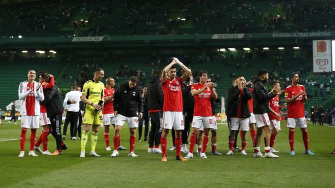 Benfica desempata e tem mais vitórias em Alvalade do que o Sporting na Liga