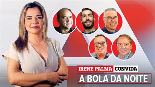 Ricardo Gomes, Moreira e Inácio são convidados de Irene Palma. E há dérbi com António Melo e Carlos Severino (22h)
