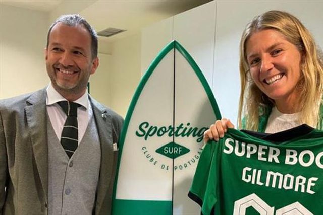 Stephanie Gilmore esteve em Alvalade