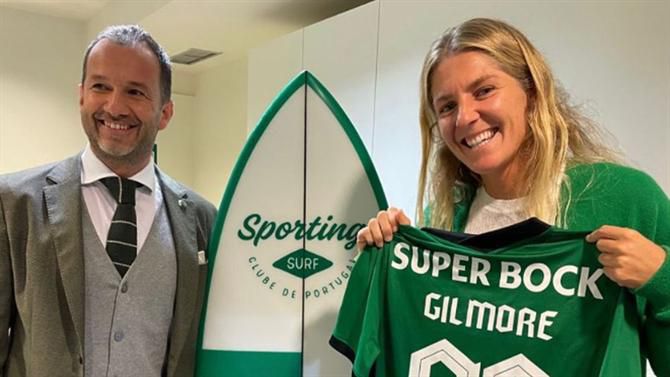 Stephanie Gilmore esteve em Alvalade