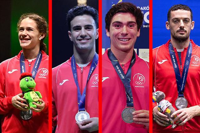 Assim vai o medalheiro português em Cracóvia-2023