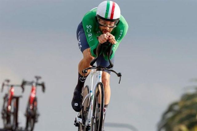 Filippo Ganna conquistou quarto título de contrarrelógio