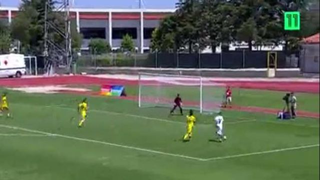 Golo de bicicleta no Torneio Lopes da Silva