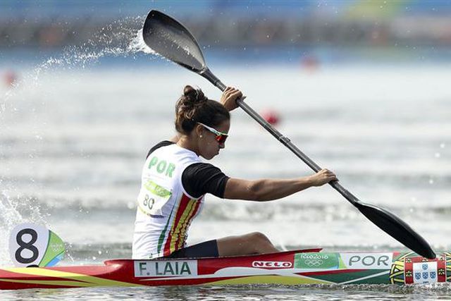 Canoísta Francisca Laia de bronze em K1 200