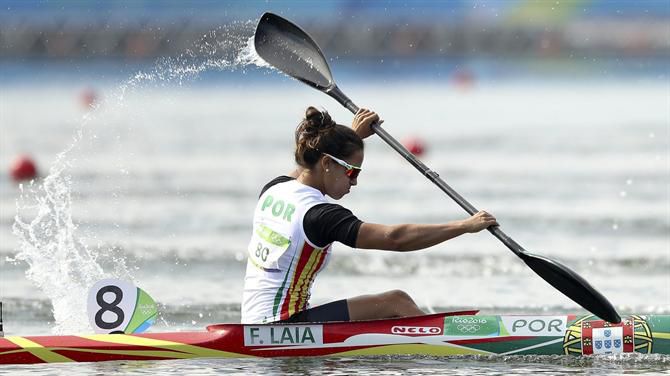 Canoísta Francisca Laia de bronze em K1 200