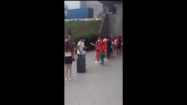 Loucura para receber os campeões em Basileia! - parte 1