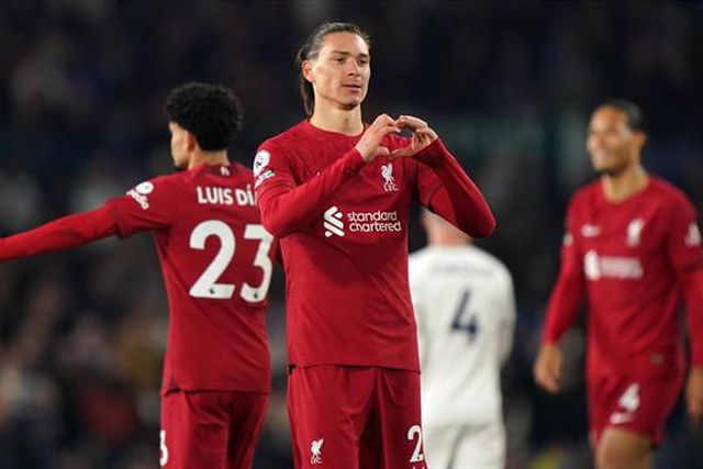 Ex-Liverpool elogia Darwin: «Esteve muito bem na sua primeira época»