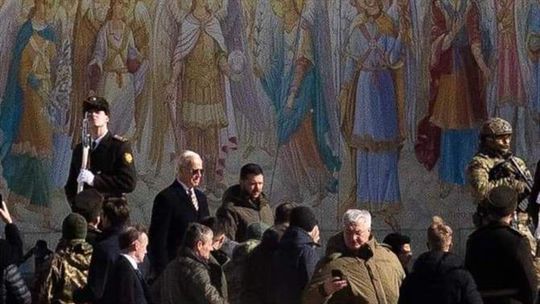 Presidente Joe Biden faz visita surpresa a Kiev