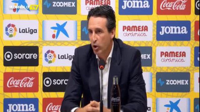 Emery emocionado na despedida do Villarreal