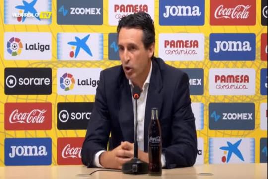 Emery emocionado na despedida do Villarreal