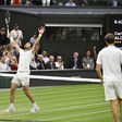 Duas gerações na arena de Wimbledon