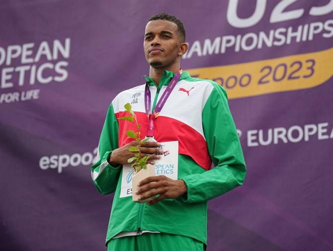 Etson Barros vice-campeão europeu de sub-23