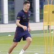 Ugarte, Nuno Mendes e... Draxler no primeiro treino da época (fotos)