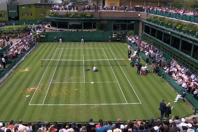 Protestos e detenções em Wimbledon