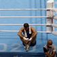 Pugilista francês recusa abandonar ringue por ter sido desqualificado