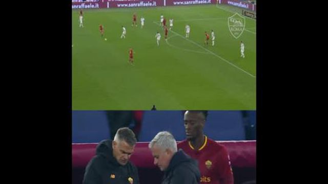 A reação de Mourinho ao golo que deu vitória sobre a Juventus