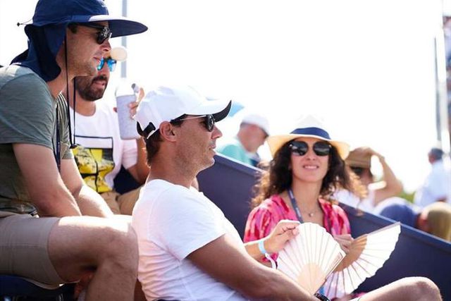 Nadal na despedida de Lopez em Maiorca (video)