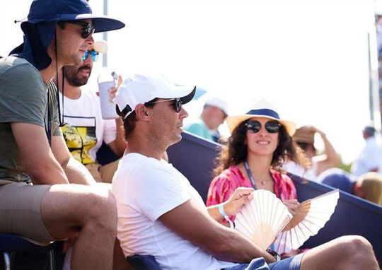 Nadal na despedida de Lopez em Maiorca (video)