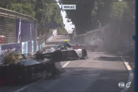 Fórmula E: Félix da Costa envolvido em violento acidente!