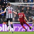 Darwin marca em Newcastle e Liverpool ganha novo alento na luta pela Champions (veja os golos)