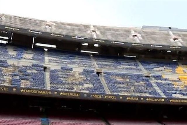 É assim que está o Camp Nou (vídeo)