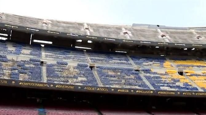 É assim que está o Camp Nou (vídeo)