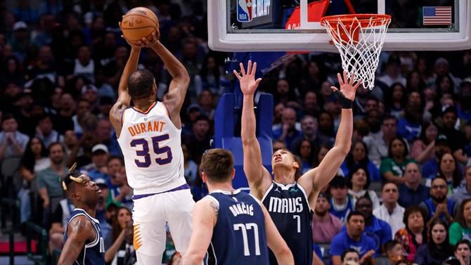 Kevin Durant já dá ‘show’ nos Suns