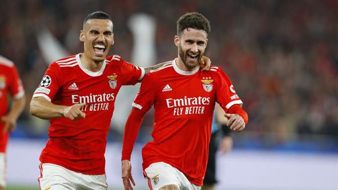 Benfica arrasa Club Brugge e está nos quartos de final (veja os golos)