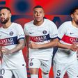 Mbappé e Neymar na promoção da nova camisola