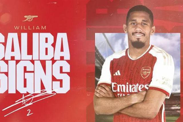 Oficial: Saliba renova contrato