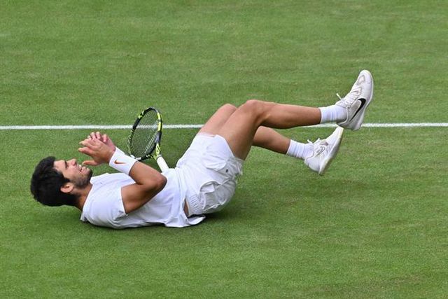 «É o momento mais feliz da minha vida... O meu pai é maluco por ténis»