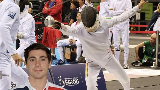 'Espada de prata' de Miguel Frazão dá medalha na esgrima