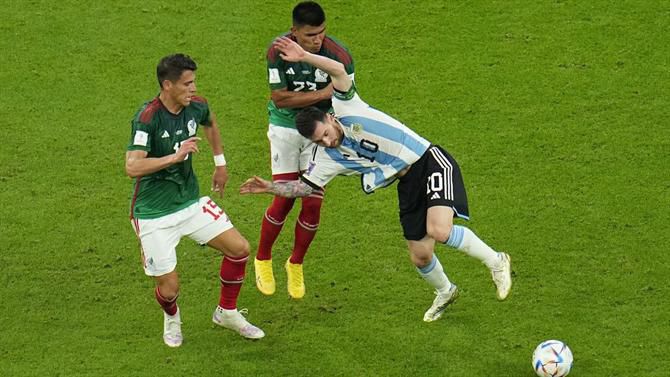 Argentina-México foi o jogo com mais adeptos desde o Mundial-1994