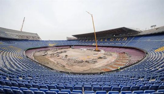 Fase de demolições no Camp Nou (fotos e vídeo)