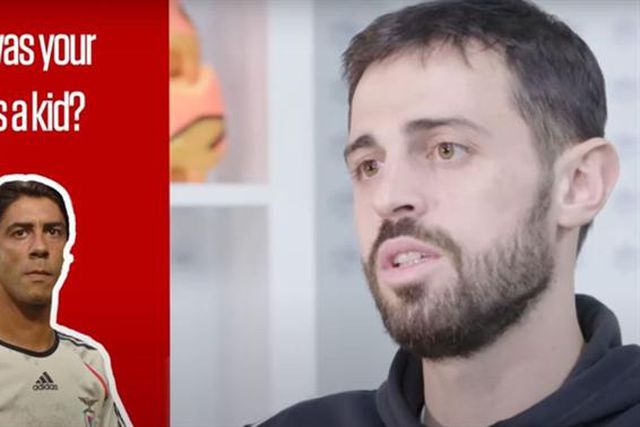 Bernardo Silva aponta Rui Costa como ídolo de infância (vídeo)
