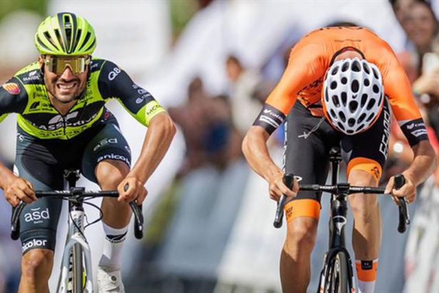 Luís Mendonça de amarelo no Douro