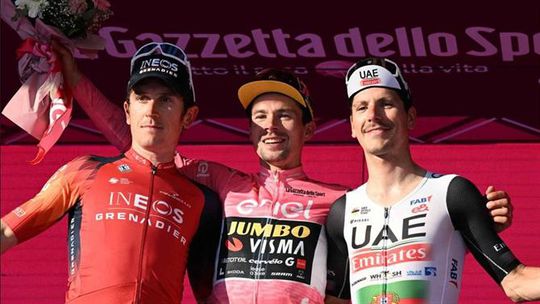 Ciclistas de 10 países nos primeiros lugares do Giro