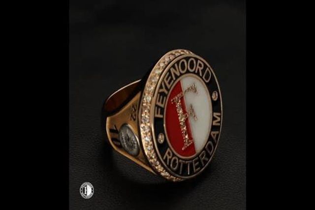 O anel personalizado dos campeões dos Países Baixos