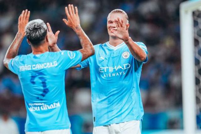 Cancelo assiste no regresso; Haaland afina pontaria para a nova época (veja os golos)