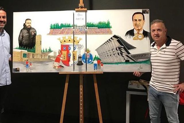 Pinceladas de paixão com Artur Jorge como inspiração