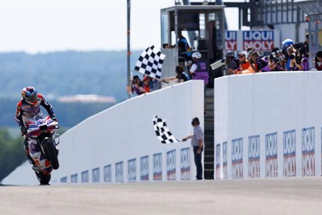 Jorge Martin vence GP da Alemanha, Miguel Oliveira 10.º