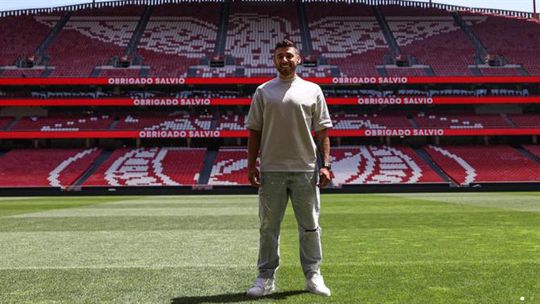 Salvio de visita: «Acredito muito no Benfica»