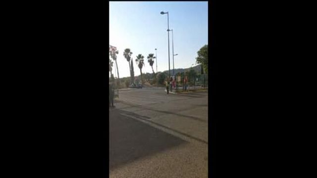 Chegada do Benfica ao Estádio Algarve