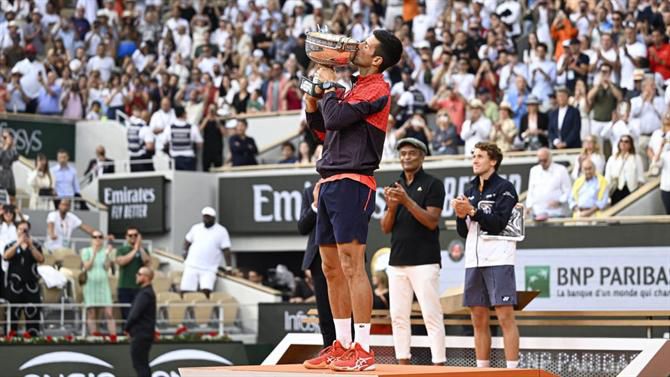 Acabou a dúvida; Novak Djokovic é o maior tenista de todos os tempos
