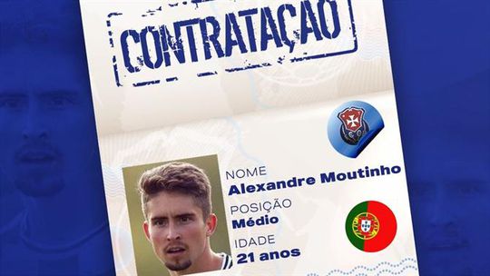 Oficial: Irmão de João Moutinho persegue o sonho...