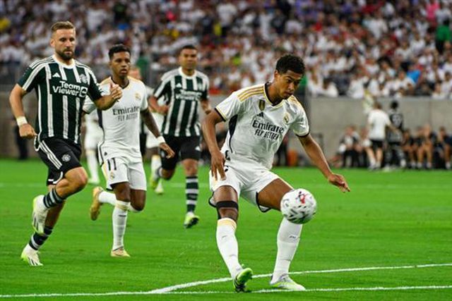 Golaços de Bellingham e Joselu na derrota diante do Real e Ten Hag desespera por avançado (vídeos)