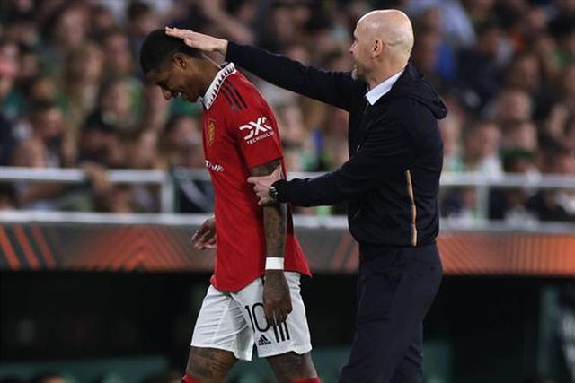 Rashford é dor de cabeça para Ten Hag