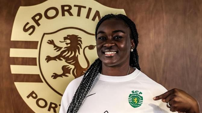 Sporting renova com Auriol Dongmo