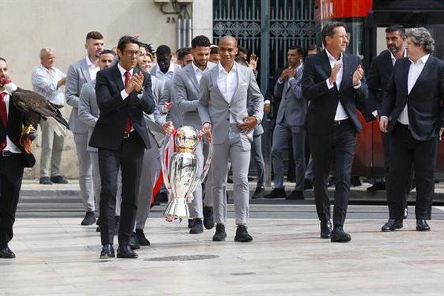 Foi assim a receção aos campeões nacionais na Câmara de Lisboa