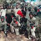 Plantel descontrai no 'paintball'